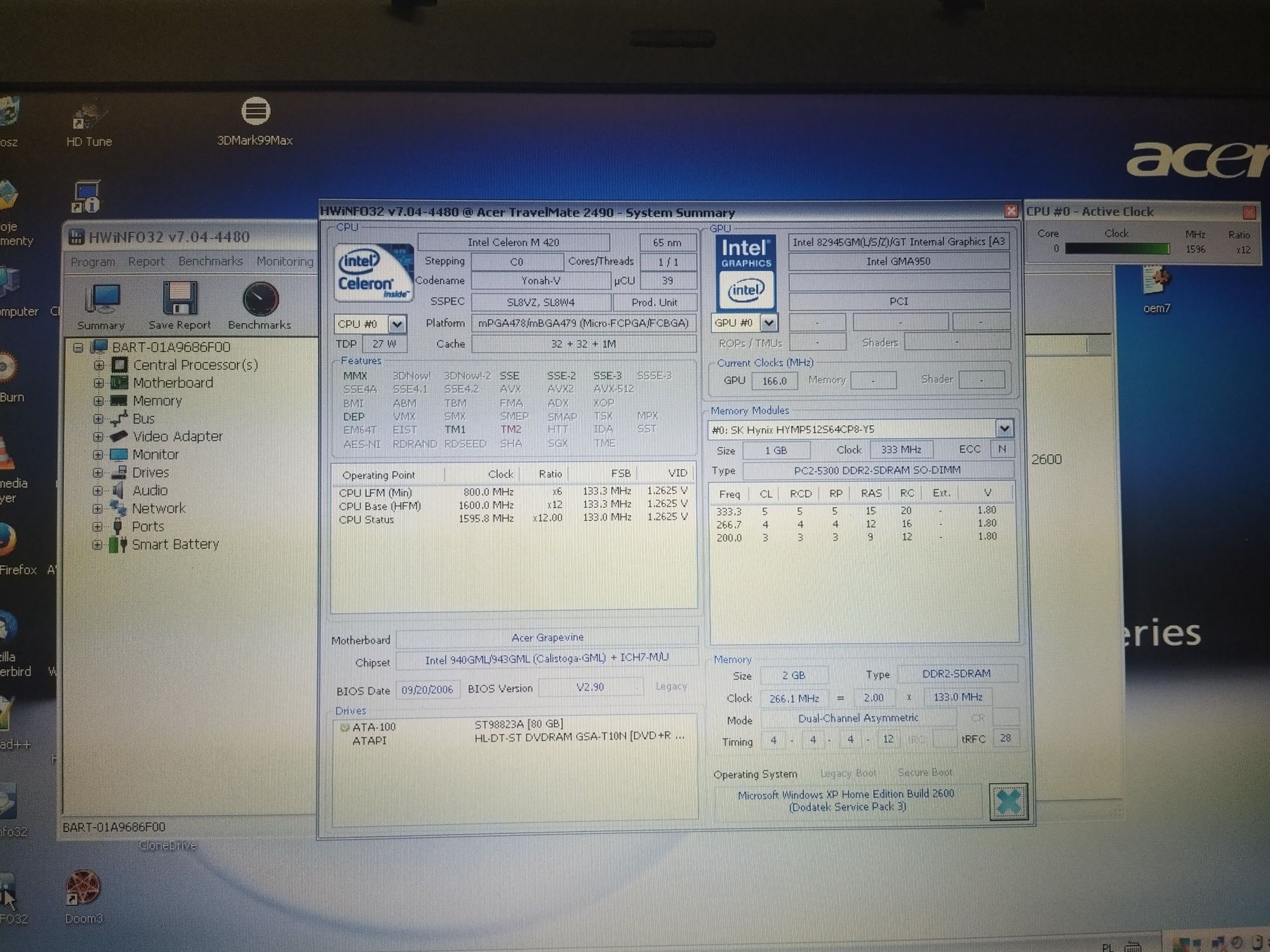 Acer travelmate 2490