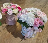 Kwiaty mydlane flowerbox flower box sztuczne kwiaty dekoracja Kwiatowa