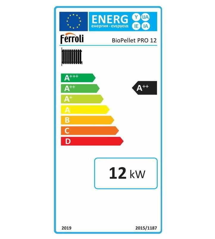 Kocioł Ferroli Biopellet Pro 12kW piec automat na pellet  RATY