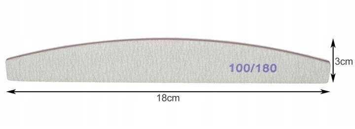 Pilnik do paznokci żeli ŁÓDKA 100/180 PILNICZEK ** Wejherowo