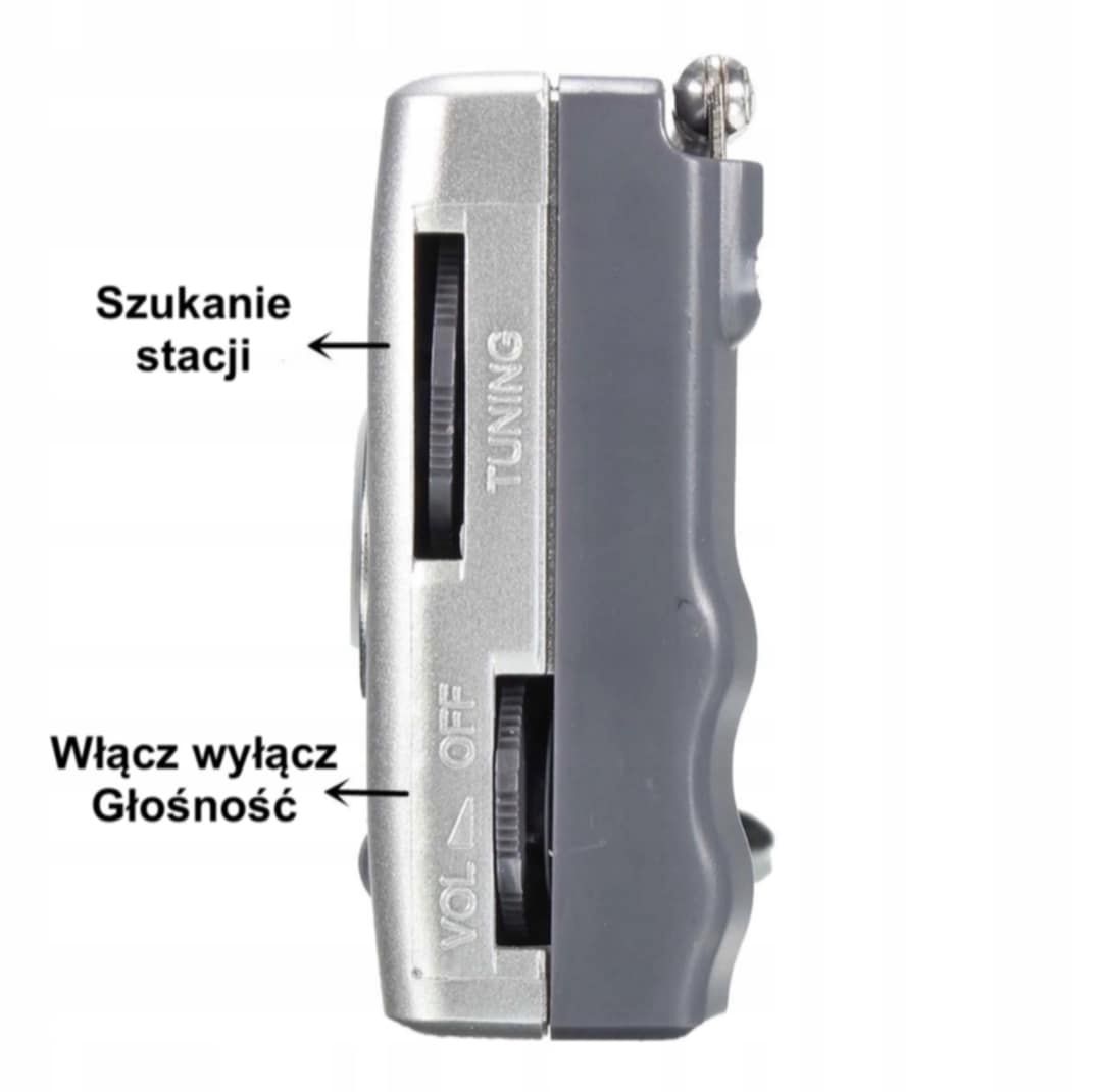 Przenośne kieszonkowe mini radio