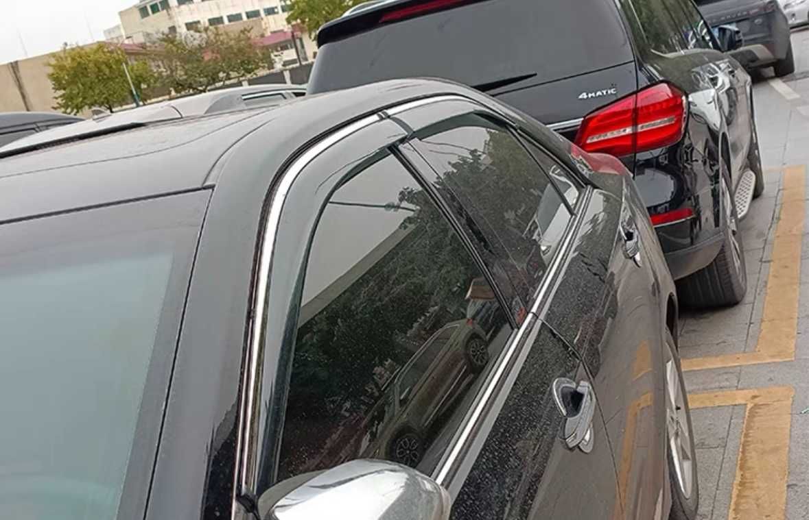 Вітровики з хромом Дефлектори вікон Toyota Camry 50 / 55 Європа