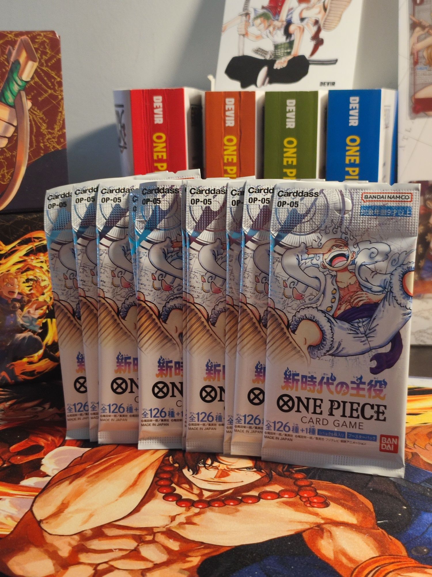 ONE PIECE - Booster Packs( Japonês e inglês)