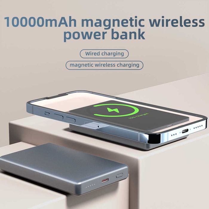 Павербанк MagSafe ultra slim 20W 10000mAh Повербанк Магсейф