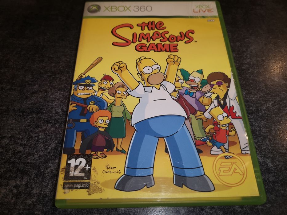 Simpsons Game XBOX 360 gra (3x ANG) stan BDB+  (rzadkość na rynku)