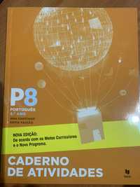 Novo P8 - Caderno de Atividades de português de 8 ano