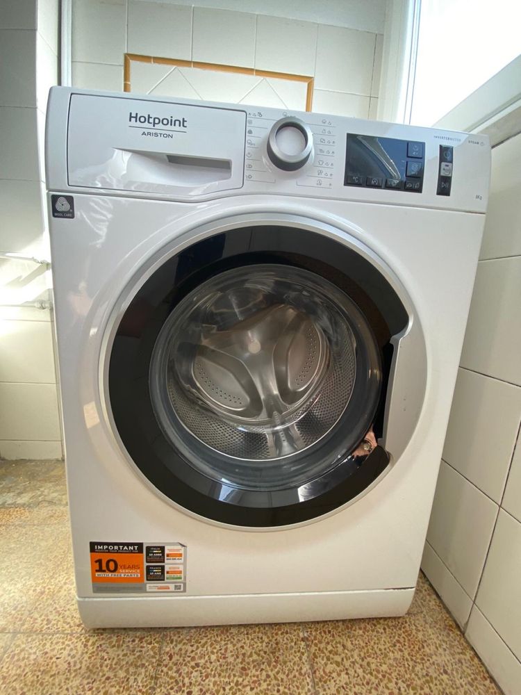 Máquina de Lavar Roupa - HOTPOINT NM11 847 WS A EU - 8 Kg