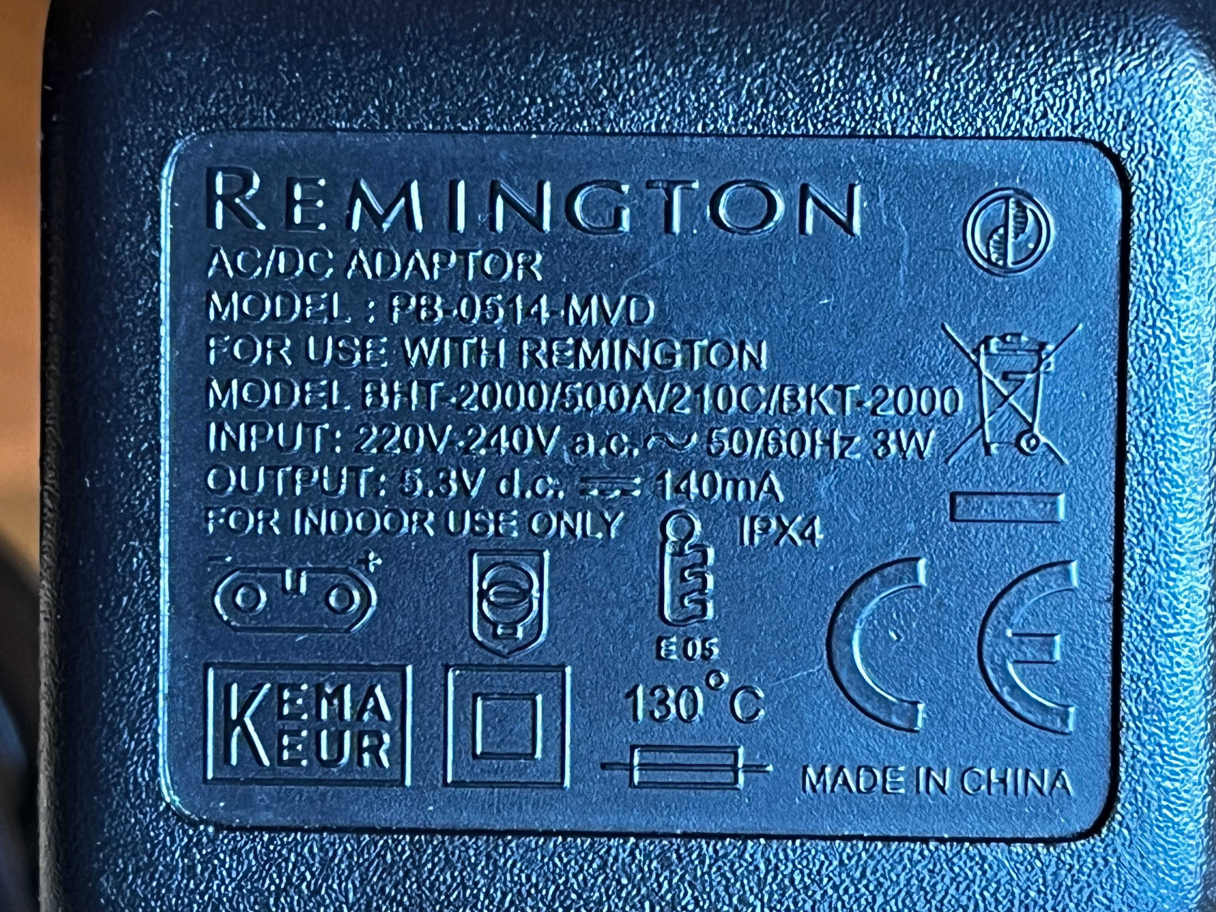 REMINGTON zasilacz ładowarka PB-0514-MVD do golarki maszynki ORYGINAŁ