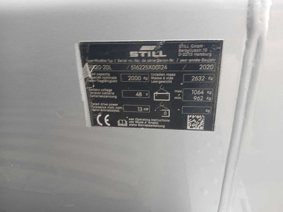 2020 Still RX20-20 empilhador elétrico 2000Kg