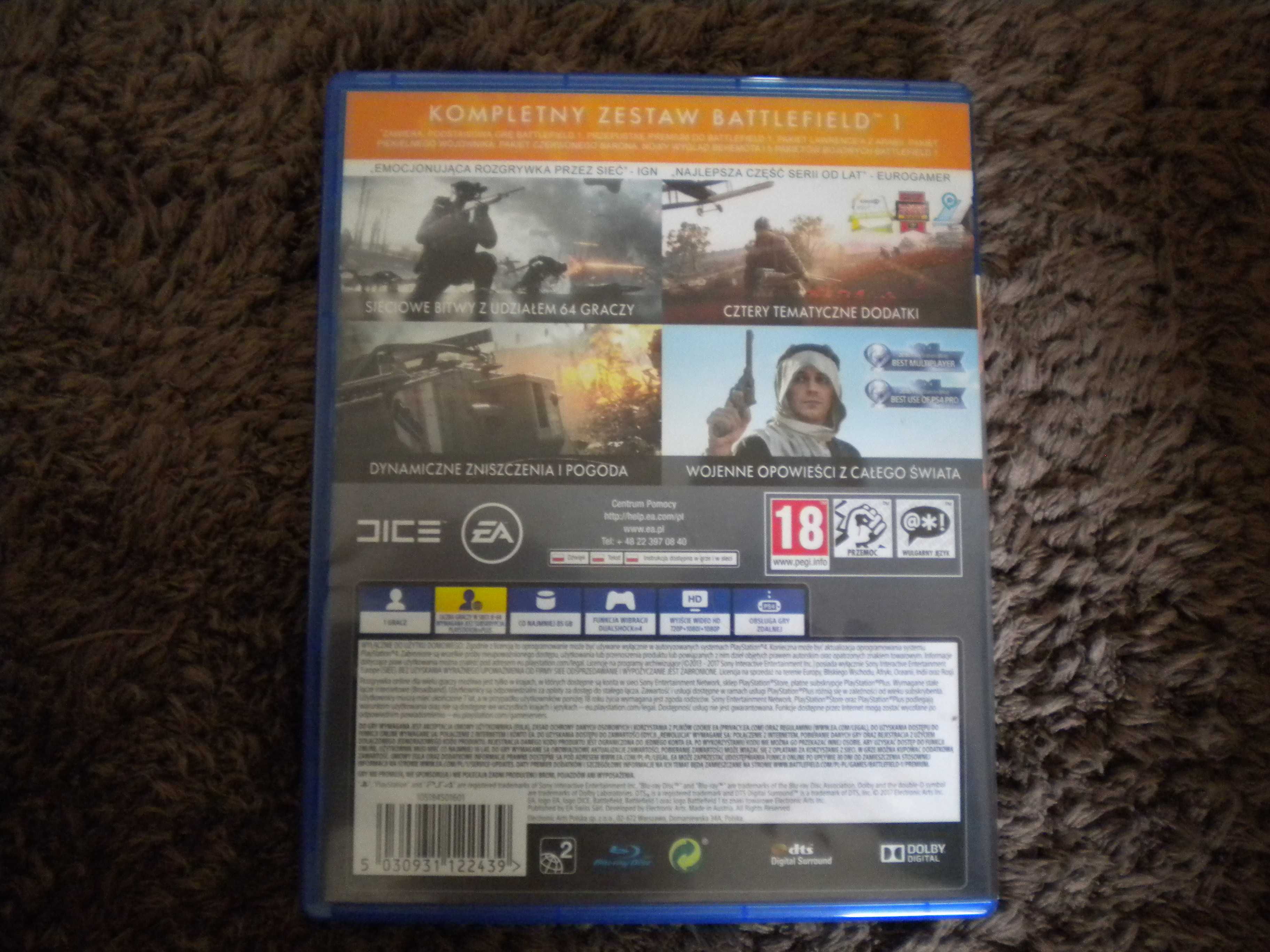 Battlefield 1 Rewolucja PL na PS4 i PS5