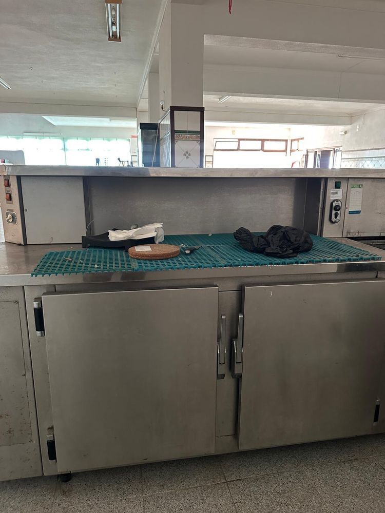 Bancada inox em L