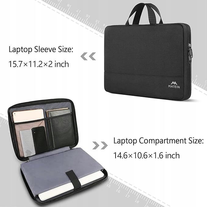 Torba na laptopa ETUI pokrowiec 15,6" Matein czarny