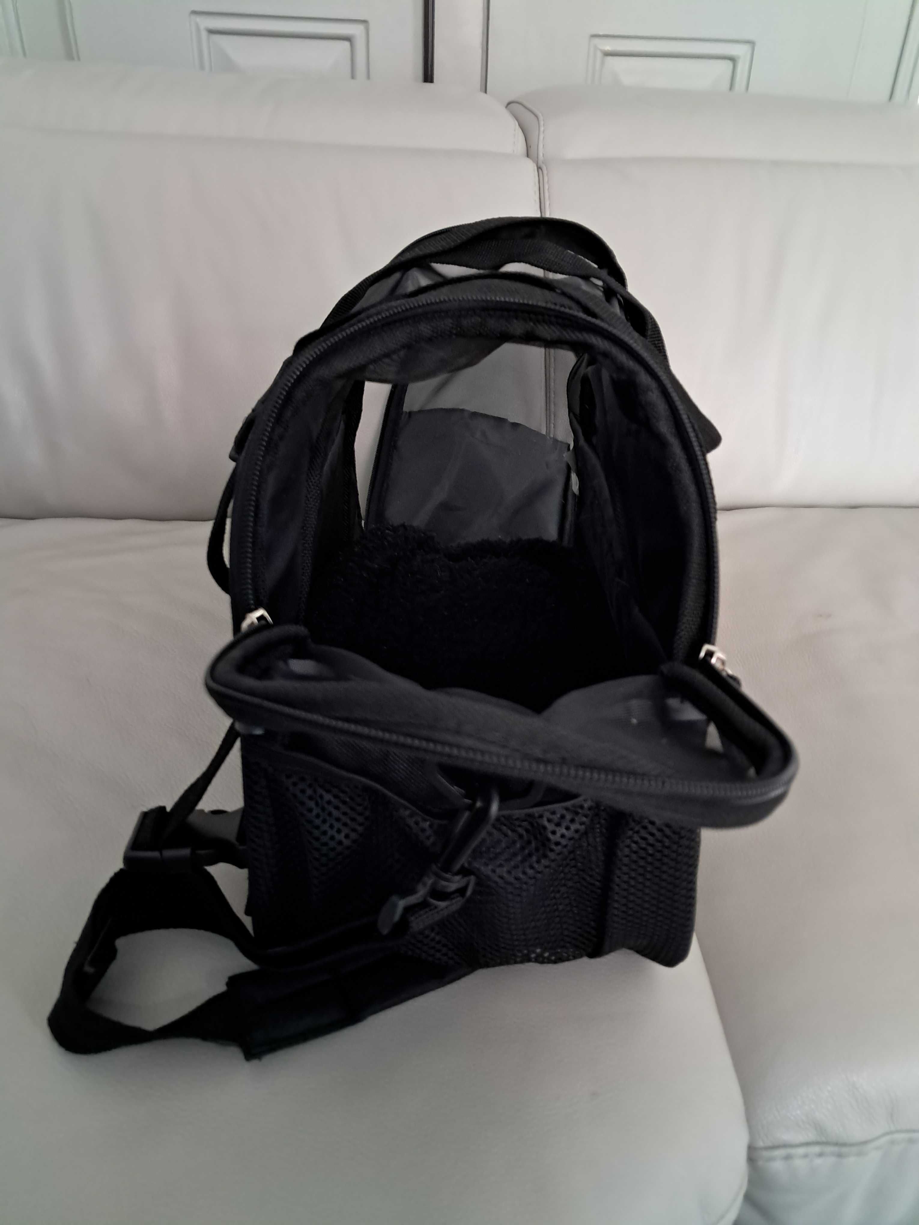Saco Transportador Caes ou Gatos, Preto
