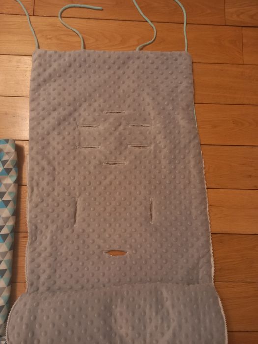 Ciepły śpiworek zimowy + mufka do wózka sanek polar minky JAK NOWE!