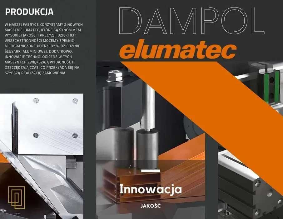 Drzwi aluminiowe PEŁNE (PANEL) CIEPŁE 1090 x 2100 Drzwi wejściowe