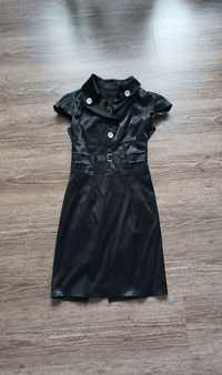 Атласне чорне плаття