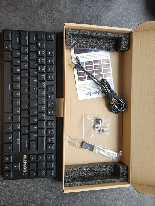 Klawiatura bezprzewodowa gamingowa Defender Cleikos