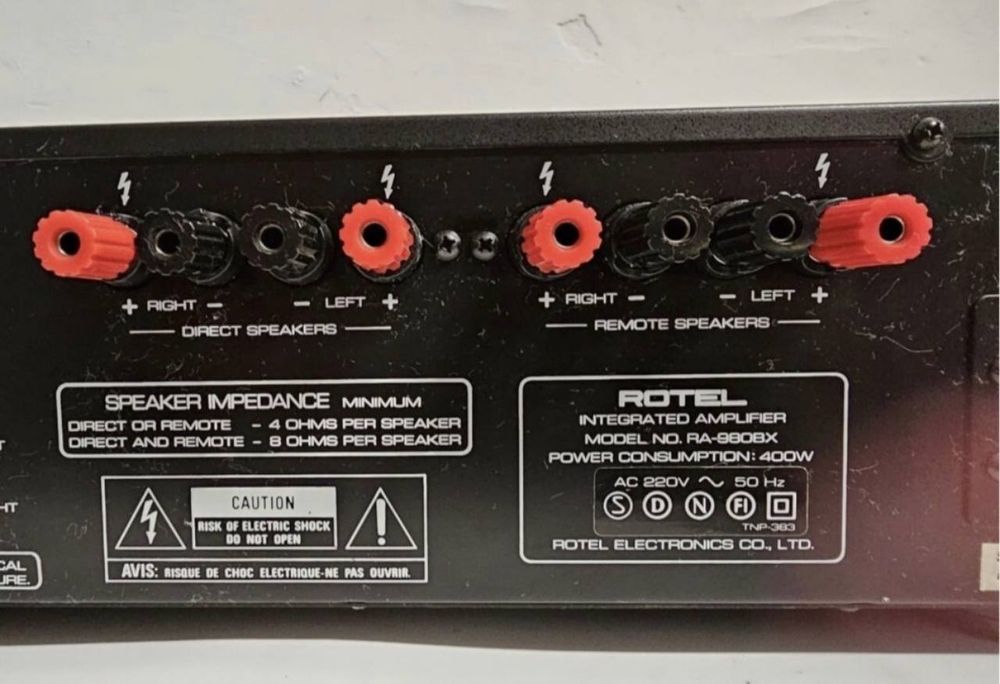 TOP! Stereo Wzmacniacz Rotel RA-980BX, 2*190 W