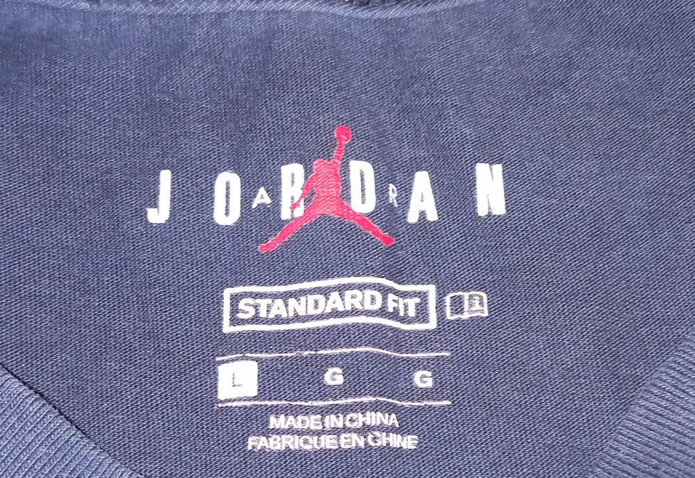 Чорна футболка Jordan PSG Paris T-shirt