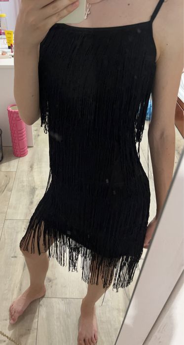 Плаття з бахрамою для латини