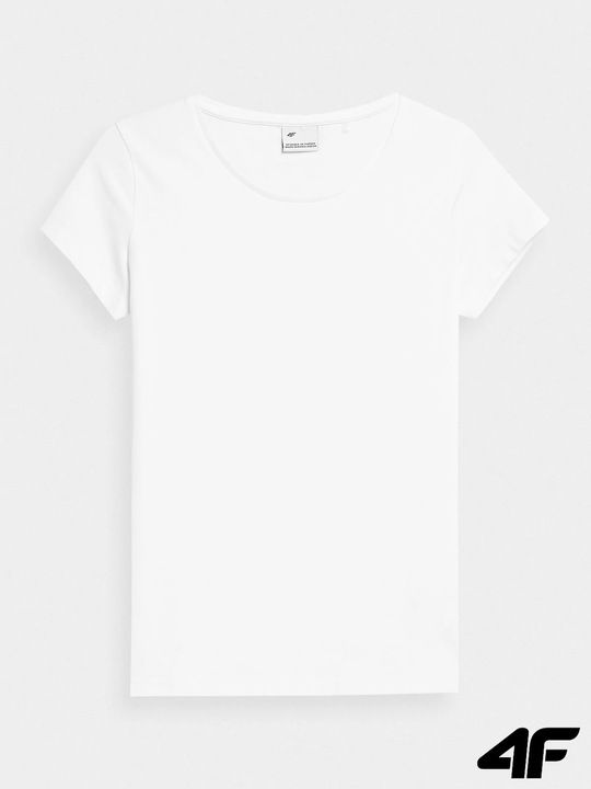 Koszulka Damska 4f T-shirt Damski Bawełniany Casual Limitowany