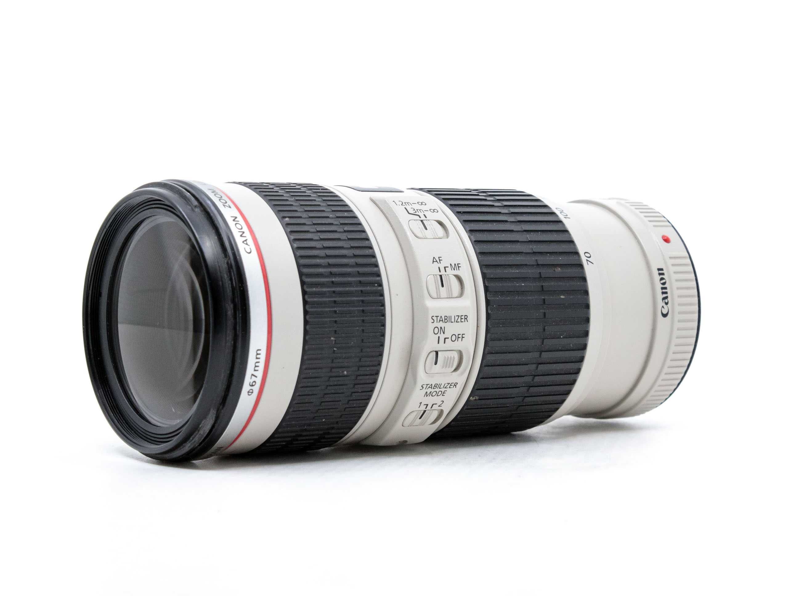 Obiektyw Canon EF 70-200 mm f/4 L IS USM - GWARANCJA 03/2026 z Ring