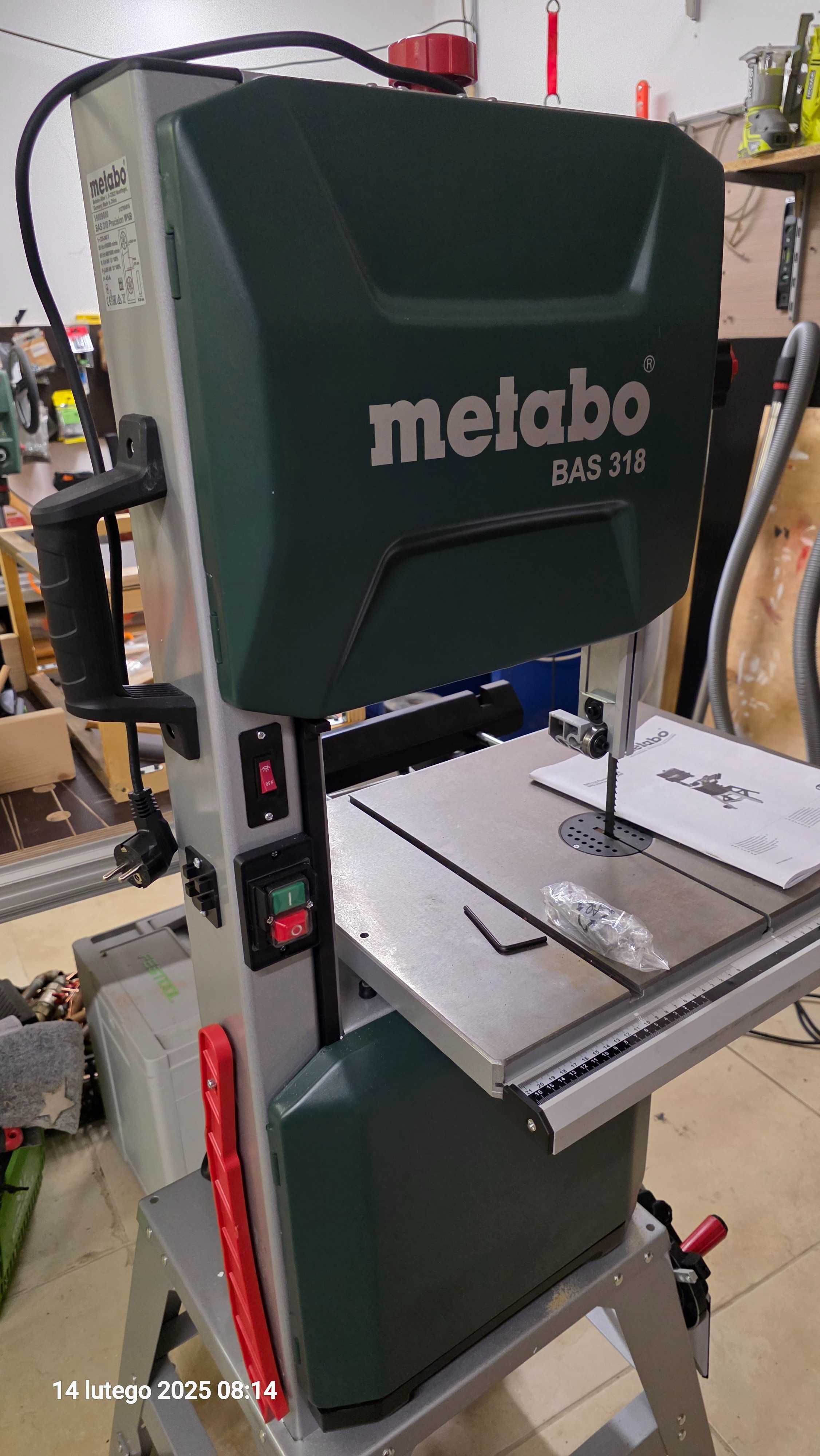 Piła taśmowa Metabo BAS 318 PRECISION - 170 mm cięcie. Nowa.