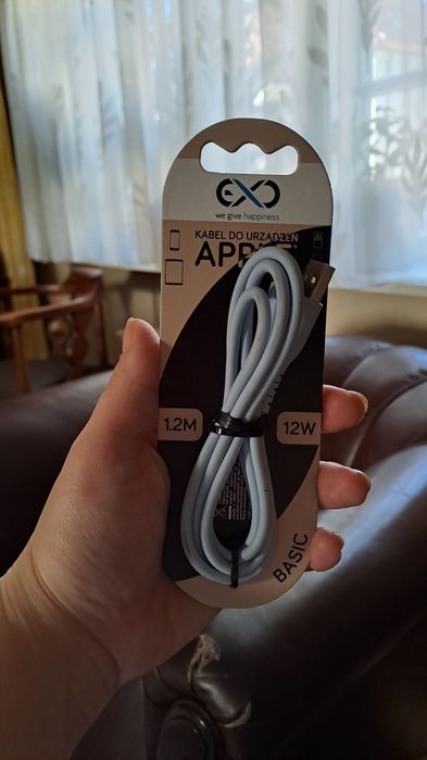 Kabel apple do wszystkich urządzeń nowy niebieski USB