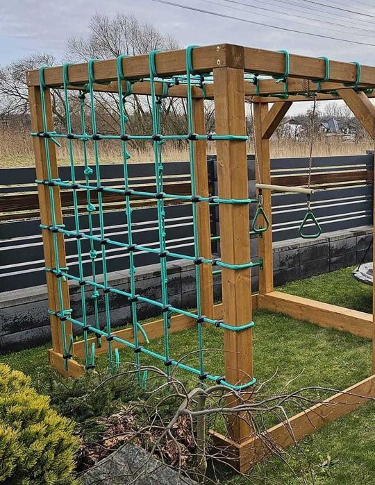 Siatka linowa na plac zabaw RÓŻNE ROZMIARY na zamówienie