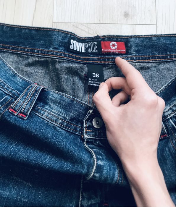 Southpole Red Tab Jeans size 38 rap y2k sk8