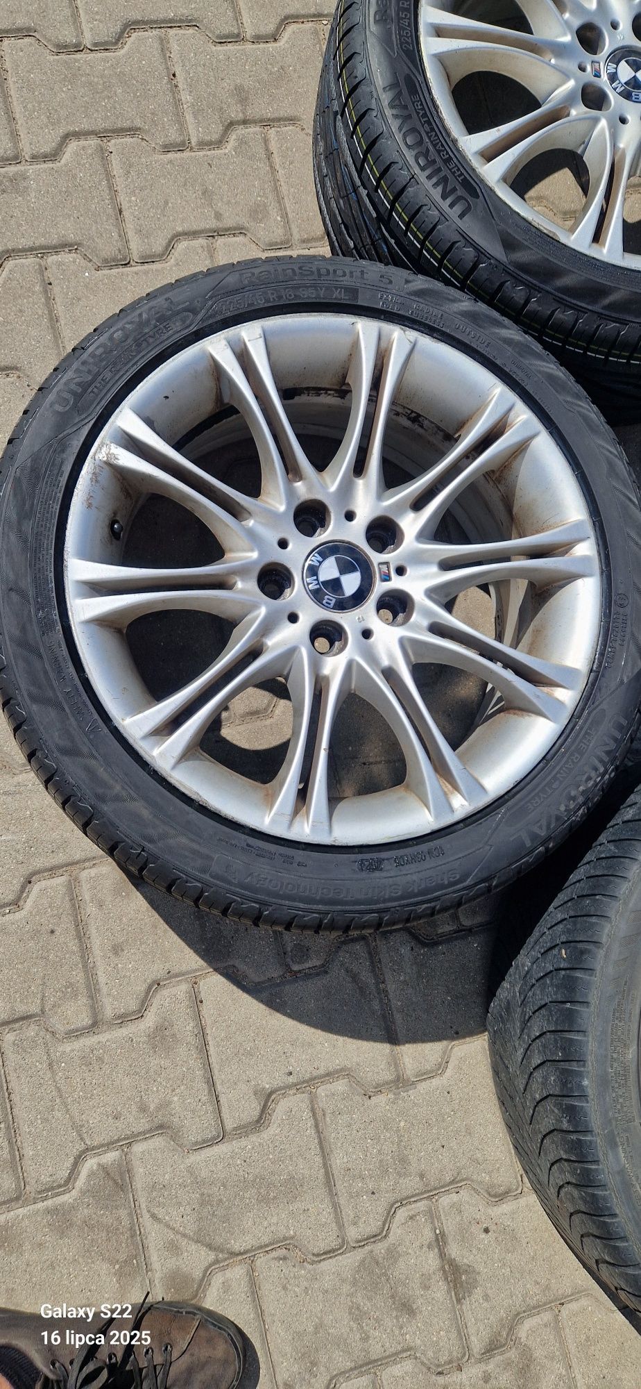 Felgi Bmw styling 135 r18 + opony  225/45 uniroyal nowe 2x