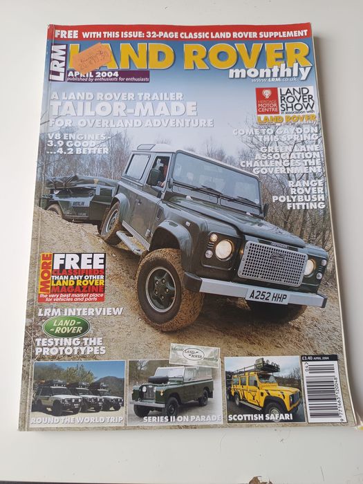 Revistas land rover cada 4 por 5 euros