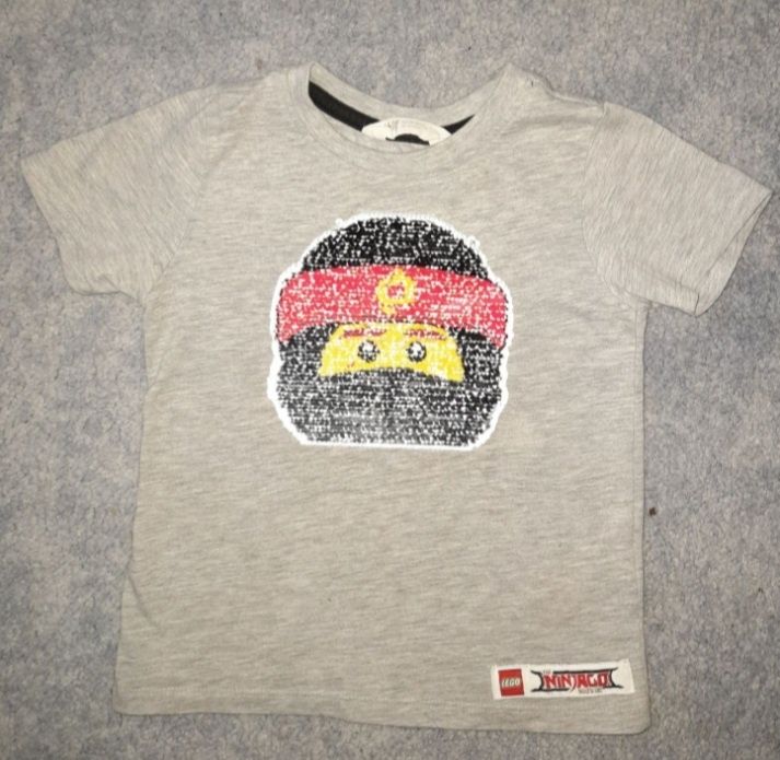 H&M 2 x bluza i t-shirt lego ninjago rozmiar 104