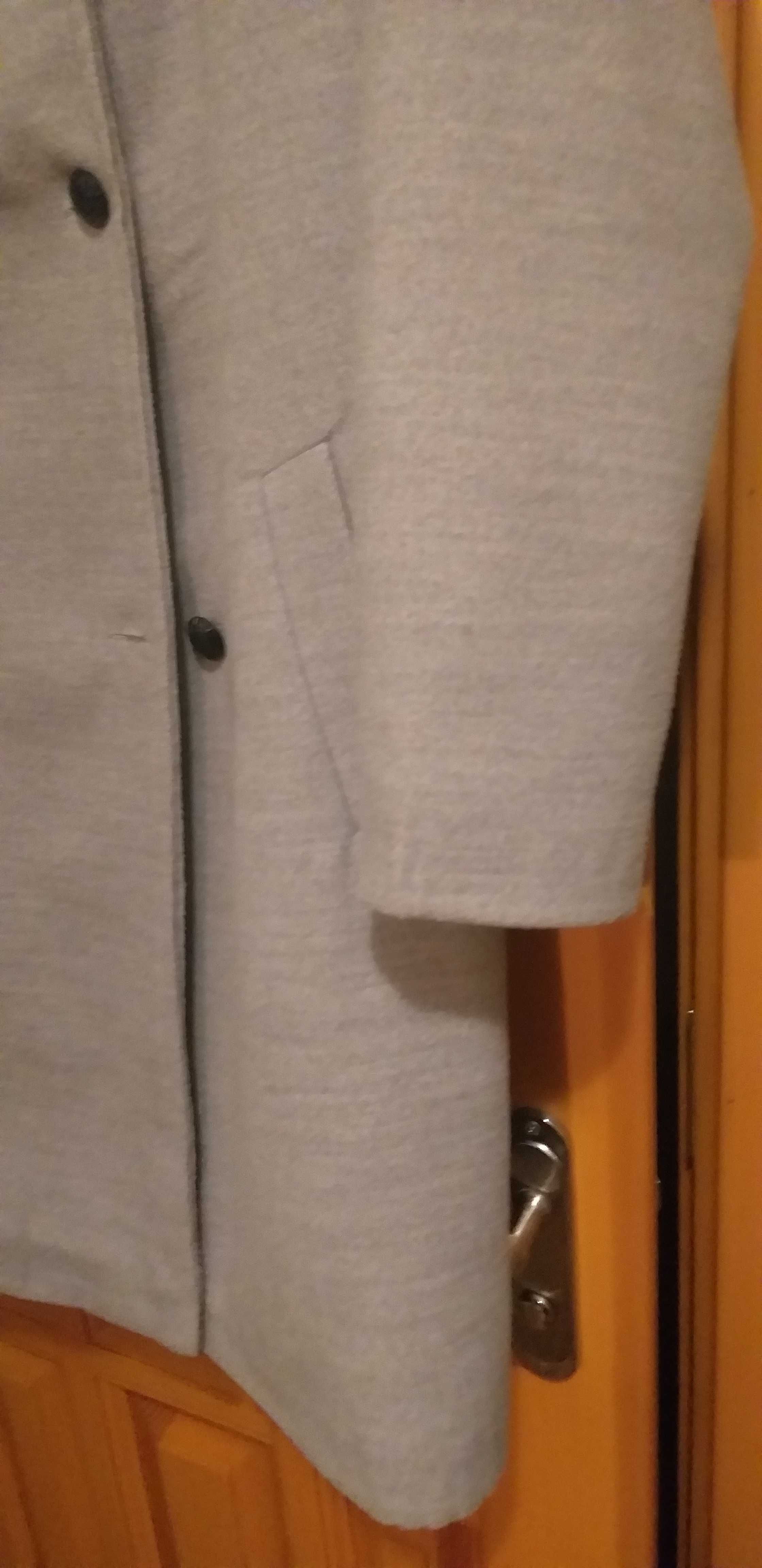 Пальто стильне сірого кольору