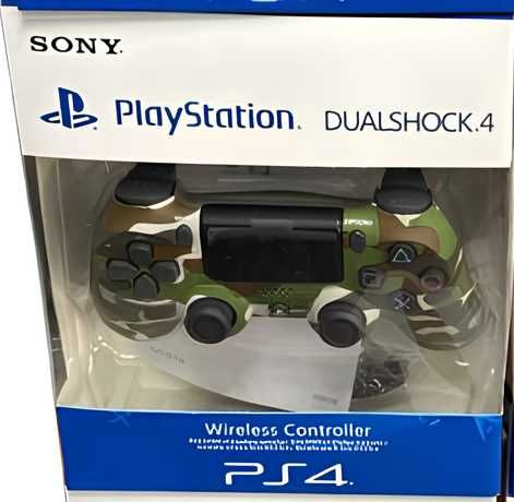 Геймпад для пс4 джойстик для пк контролер з вібрацією зелений камуфляж