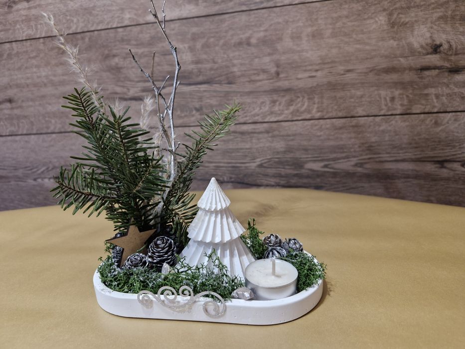 Stroik świąteczny ręcznie wykonany