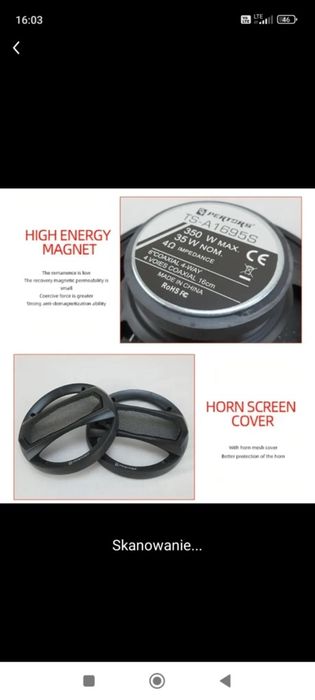 Głośnik Samochodowy 350W