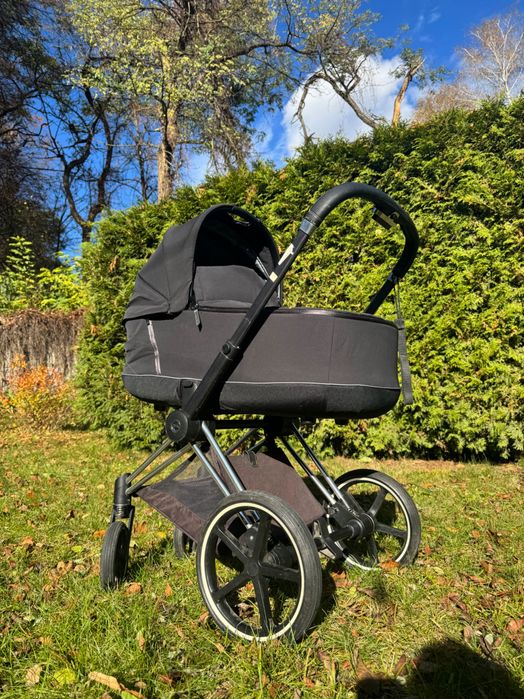 Wózek Cybex Priam 2.0 2w1 czarny+chrome
