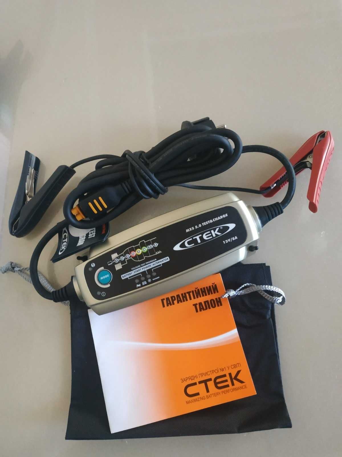 Зарядка CTEK TEST & CHARGE + Тест Батареи и Генератора