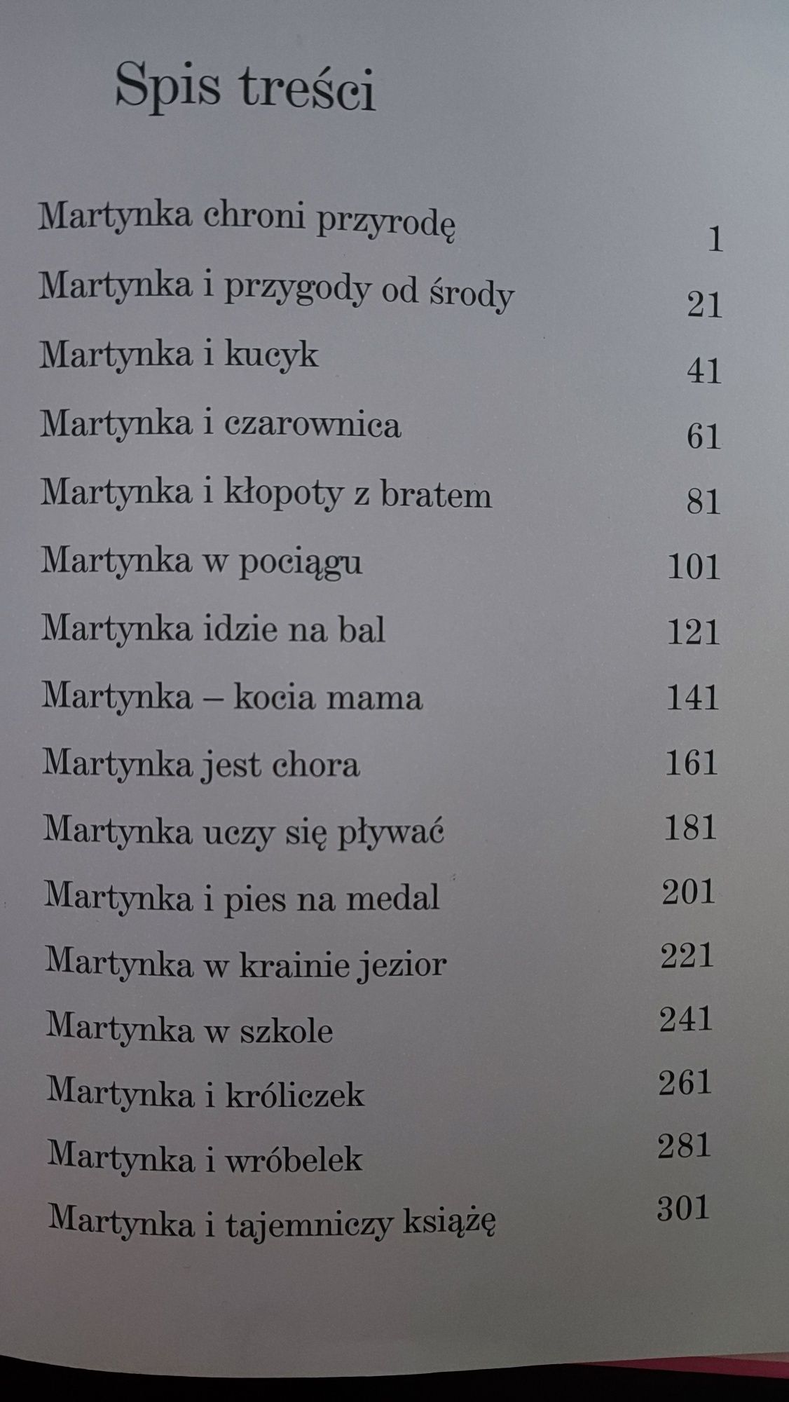 Martynka Twoja przyjaciółka, 16 opowiadań