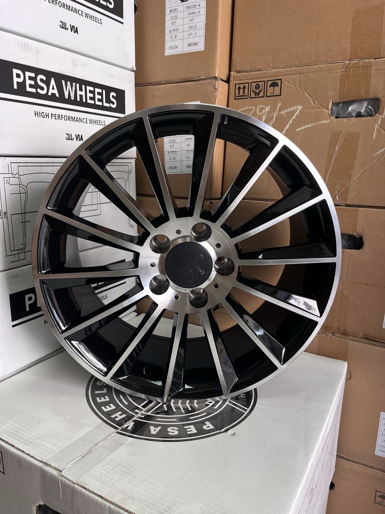 Jantes 17” 5x112 Novas Estilo Turbine Compativeis Mercedes AMG
