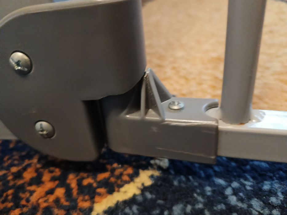 BARIERKA BRAMKA ZABEZPIECZAJĄCA - Nukido, Szara (Rozporowa, 75-115 cm)