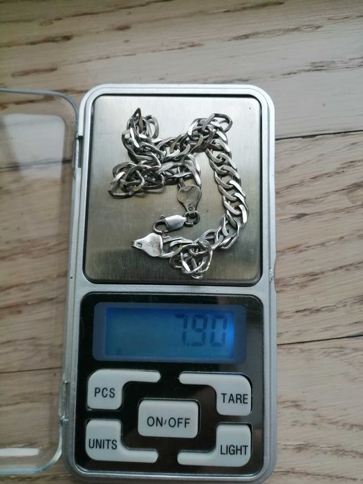 Srebrna bransoletka łańcuszek - 925