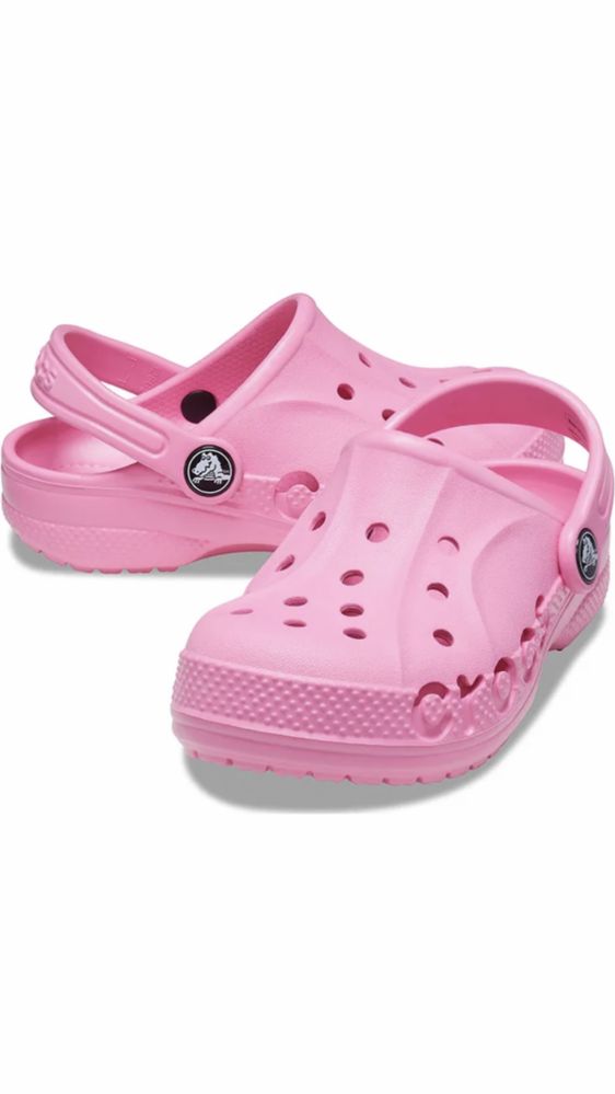 Crocs Baya для девочки оригинал кроксы розовые 33/34