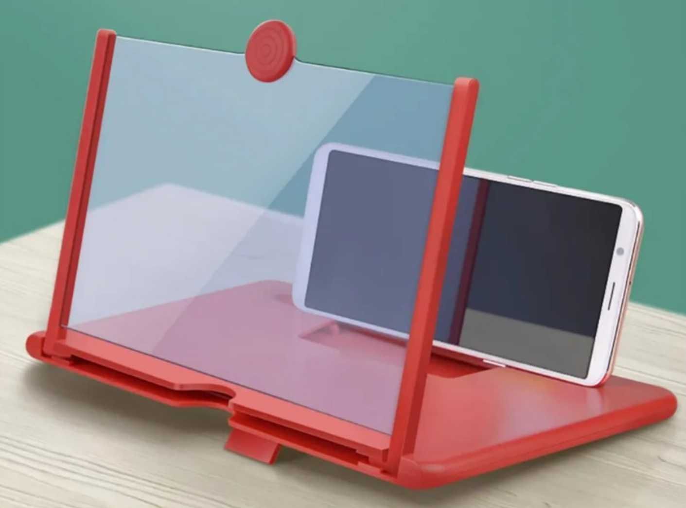 3D увеличитель экрана и подставка для телефона