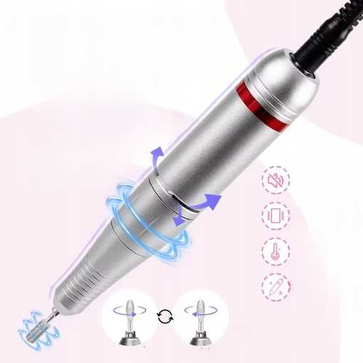 Frezarka do paznokci do manicure mocna + frezy 45000rpm pedicure 204