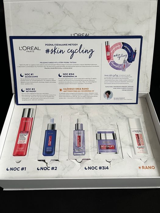 Nowy zestaw Loreal Skin Cycling - idealny na prezent!