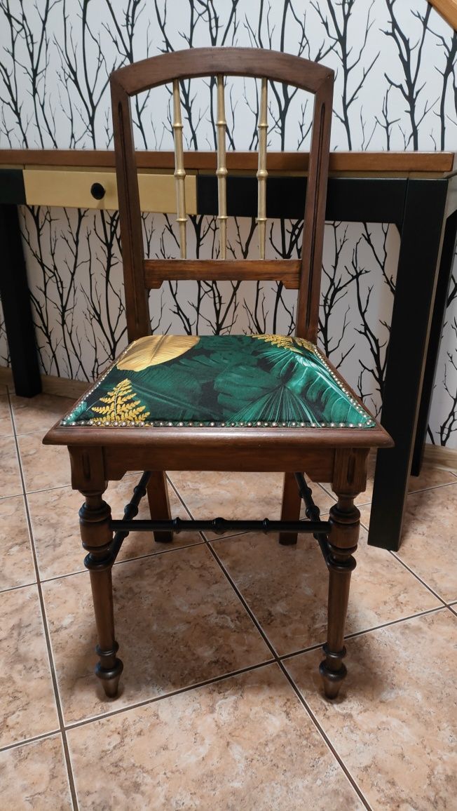 Stół konsola biurko toaletka krzesło lite drewno jesion odnowione