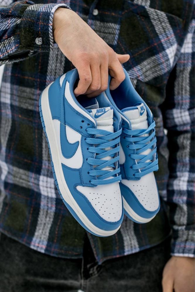 Кроссовки Nike SB Dunk White\Blue