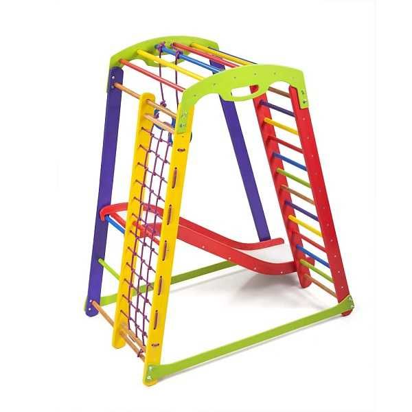 Дитячий спортивний куточок SportBaby «Кроха - 1 Plus 1» з гіркою